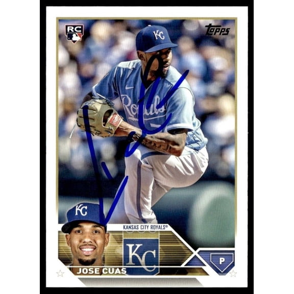 2023 Topps Update Baseball Card Jose Cuas Kansas City Royals #US246 Signed Autographed Baseball Trading Card