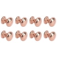 thumbnail image 3 of 8pcs Dollhouse Door Handle Knobs, Metal Rust Proof Mini Round Head Handles Pulls for 1:12 Scale Doll House, 3 of 8