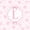 Pink L, variant on spefrowx Princess Bow Letter R Twin Sheets for Kids, Pink Stripe Heart Print Bedding, 3 Pieces, 1 Flat Sheet, 1 Fitted Sheet and 1 Pillowcase