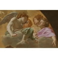 thumbnail image 2 of Simon Vouet 14x11 Black Ornate Wood Framed Double Matted Museum Art Print Titled: Model for Altarpiece in St. Peter's (1625), 2 of 5