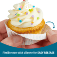 thumbnail image 5 of Trudeau Reusable Silicone Baking Cups, 12 Pack – for Muffins, Cupcakes, Bites, Small Pies, Egg Bites, Tartlets, Quiches, Cheesecake Bites, Rice Krispies Treats, Snack & Fruit Bites, 5 of 17