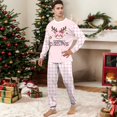 thumbnail image 2 of Evdexr Christmas Pajamas for Family Matching Sets Crew Neck Long Sleeve Tops and Pants Sleepwear 2026 Cute Novelty Graphic Sets Relaxed Fit Elastic Waist Holiday Pjs Set L, 2 of 5