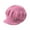 Pink, variant on Unisex Satin Lined Winter Beanie for Women Men Silky Lining Slouchy Skull Cap Knitted Cuffed Skiing Knit Hat