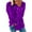 Dark Purple##1, variant on Jsaierl Sweatshirt for Women Plus Size Solid Color Print Sweatshirts Round Neck Tunic Pullover Tops Oversized Long Sleeve Shirts Winter Saving