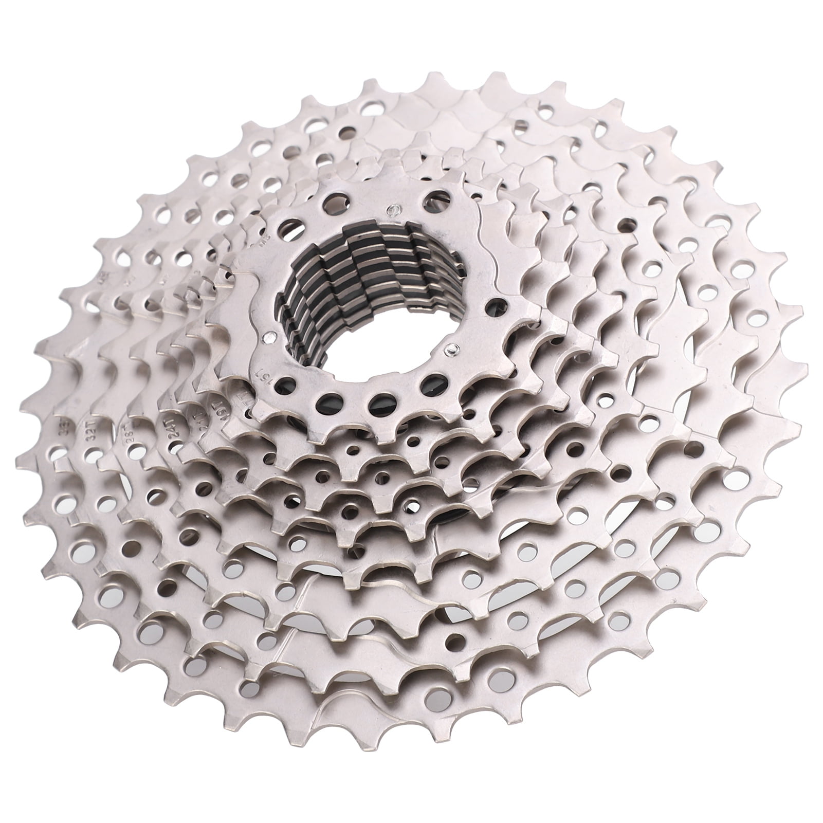 Cassette Flywheel, Silver 10 Speed Mountain Bike Flywheel With
