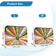 thumbnail image 4 of FORMRS 15"-15.6" Laptop Sleeve Protective Case Soft Carrying Quilted Computer Bag Cover, Colorful Cat, 4 of 7