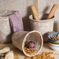 thumbnail image 5 of Round Straw Basket, 5 of 9