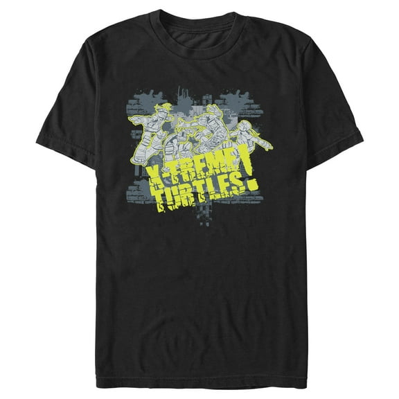 Men's Teenage Mutant Ninja Turtles X-Treme Turtles Graphic Tee Black Small