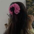 thumbnail image 6 of Hair Claw Clip for Princess Camellia Rose Hair Barrettes Flower Adornment Hairpin Rose Ornamentation, 6 of 8