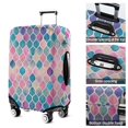 thumbnail image 5 of Multi Color Moroccan Checkered Pattern Luggage Cover Fashion Suitcase Cover Baggage Covers Fit 25-28 Inch Luggage (Go Travel), 5 of 5