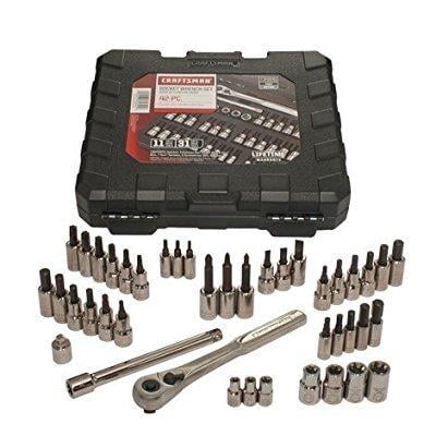 Craftsman 42 pc. Hex and Torx Bit Socket Super Set, 1/4 and 3/8 in. Drives