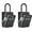 Black, variant on Pekkaxy Portable Key Lock Box, Upgrade Clearly Visible Numbers, Lock Box Wall Mounted for House Key, 5 Key Capacity, Weatherproof Resettable Code (1 Pack, Gray)