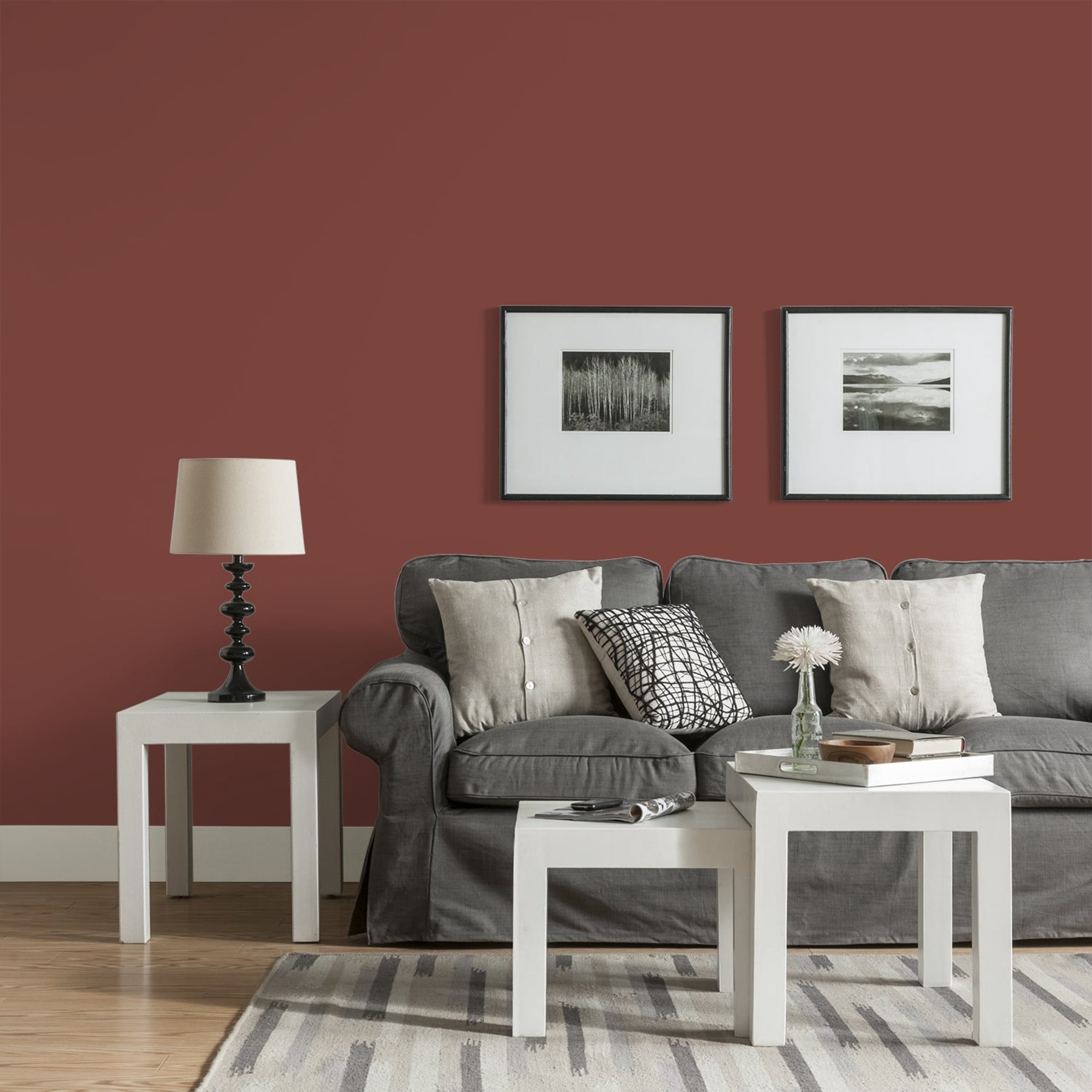 Glidden Fundamentals Sweet Spiceberry / Red, Eggshell Interior Paint, 1 Gallon
