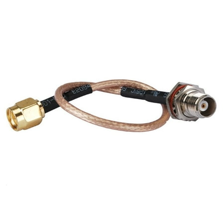 Tnc Connection - 6 inch Rf Connector Sma Male to TNC Female nut O-ring Straight Assembly Extension Coaxial Cable Rg316 15cm for Wireless Antenna
