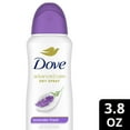 thumbnail image 2 of Dove Advanced Care Long Lasting Women's Antiperspirant Deodorant Dry Spray, Lavender Fresh, 3.8 oz - 4 Pack, 2 of 7
