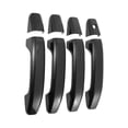 thumbnail image 1 of Recubrimiento de manija de puerta de automóvil Unique Bargains - Recubrimiento de manija de puerta lateral de automóvil - para Chevrolet Silverado 2014-2020 Carbon Fiber Black - 1 Juego, 1 of 1