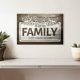 thumbnail image 2 of Elephant Stock Love Of A Family Quote Ii Wall Sign Wall Art - Horizontal Canvas Wall Art - Living Room Wall Decor - Wall Signs Canvas - Brown And White Decor - 12" x 8", 2 of 8