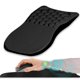 thumbnail image 2 of Alfombrilla de ratón ergonómica con reposamuñecas, resistente al desgaste, transpirable, base antideslizante, espuma viscoelástica que alivia la tensión y soporta las muñecas., 2 of 7