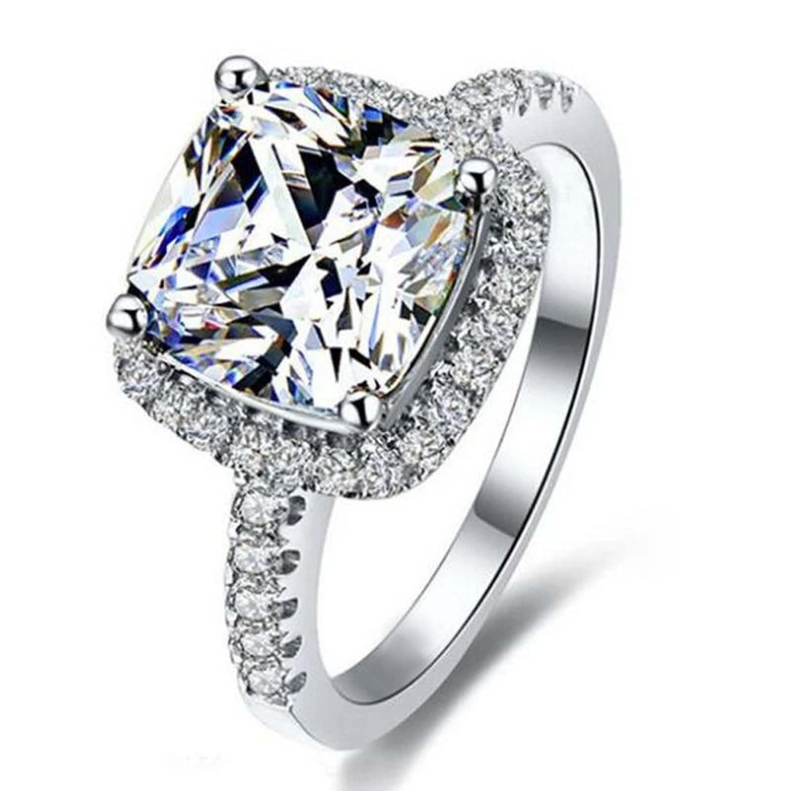Sterling Silver Infinity Heart Promise Ring – Cubic Zirconia, Size 6, Anniversary Gift