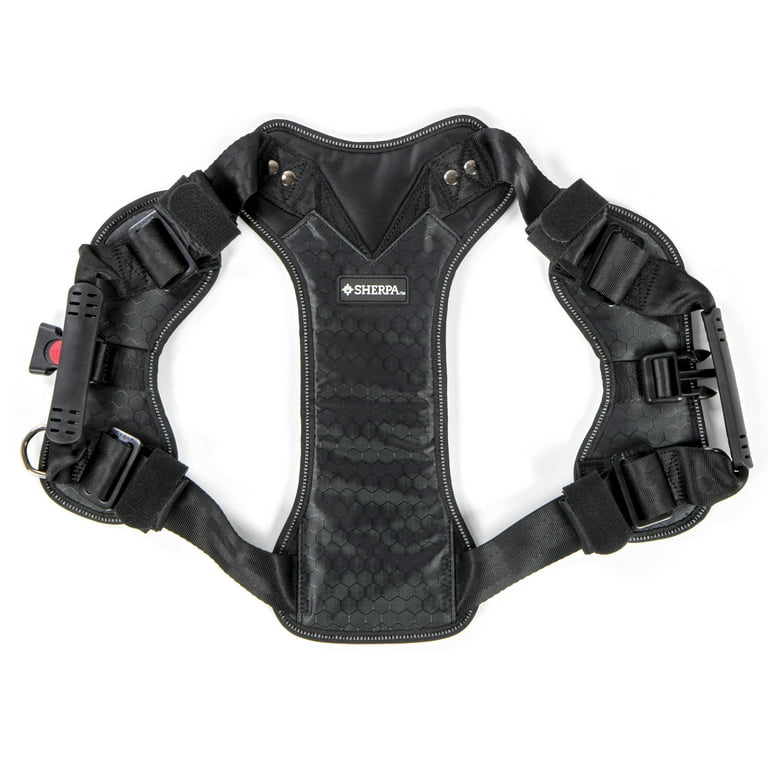 Sherpa Crash Tested Seatbelt Safety Harness Black Large