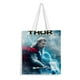 thumbnail image 1 of Thor Bolso de tela con estampado de lienzo para mujer, bolsa de compras reutilizable y estética, con cremallera interior, regalo para mujer,38*45cm., 1 of 6