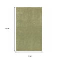 thumbnail image 5 of 6' X 9' Olive Green Shag Tufted Handmade Stain Resistant Area Rug, 5 of 5