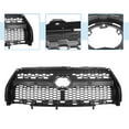 thumbnail image 4 of No.531010R050 Front Upper Hood Bumper Grille Grill for Toyota RAV4 2009-2012 1 Pcs Black, 4 of 6