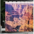 thumbnail image 4 of Ambesonne American Shower Curtain, Grand Canyon View USA, 69"Wx75"L, Brown, 4 of 5