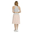 thumbnail image 5 of Women's Woodland Forest Foliage Mushroom A-line Printed Skirt Casual Wear, 3XL, Pale Green Brown, by Ambesonne, 5 of 6