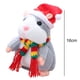 thumbnail image 3 of Divertido hámster que habla Aprendizaje temprano Animal de peluche Lindo regalo de cumpleaños para niños Sywqhk libre de BPA, 3 of 7