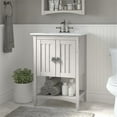 thumbnail image 2 of Bush Salinas 24"W Engineered Wood Bathroom Vanity Cabinet in Linen White Oak, 2 of 7