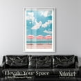 thumbnail image 2 of Seaside Stripes Shadowbox Print Fashion Art Prints by Notoriart, White Frame, 37 x 55, 2 of 7