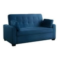 thumbnail image 5 of Serta Monroe Modern Convertible Sofa with Queen Size Sleeper, Navy Blue Woven Fabric, 5 of 18
