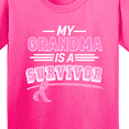 thumbnail image 4 of Inktastic My Grandma is a Survivor Breast Cancer Awareness Youth T-Shirt, 4 of 5