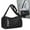 Black, variant on Travel Duffel Bag Sports Tote Gym Bag Nylon Shoulder Weekender 32x15x18cm Black Lightweight Airplane Friendly Exercise