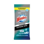 Windex Electronics Wipes, Pre-Moistened, Provides Streak-Free Shine, 25 Count