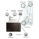 thumbnail image 4 of Combo de Gabinete para Baño con Ovalin y Monomando + Gabinete Organizador NARINEH, 4 of 6