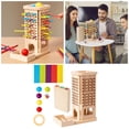 thumbnail image 2 of Juego Montessori Juego De Mesa De Madera 40 Palitos De Madera De Colores Juego De Dados Juguetes Educativos Matemáticos Para Niños De 3 A 6 Años Juguetes Para Desarrollar La Motricidad Fina Y El C, 2 of 8