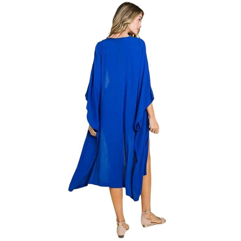 Royal blue kimono cardigan sale