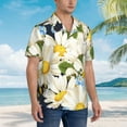 thumbnail image 3 of Fotbe Bees Collecting Nectar Camisa Hawaiana para Hombre Unisex – Camisa Casual de Verano con Botones de Manga Corta de Algodón y Lino,3X-Large, 3 of 7