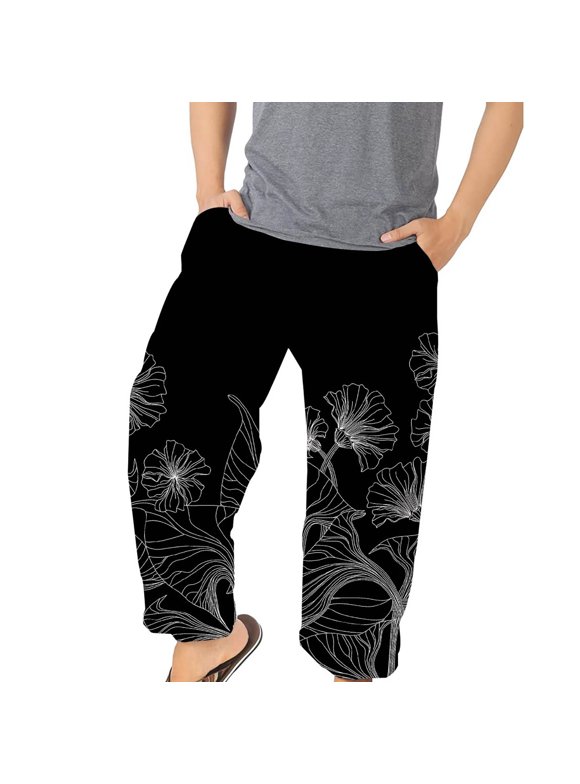 Mens Elastic Waist Pants Big And Tall