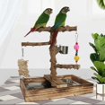 thumbnail image 2 of TISHITA Bird Playground Bird Playpen Parrot with Tray Portable Cage Branch Perch, 2 of 8