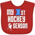 thumbnail image 3 of Inktastic My 1st Hockey Season Boys Baby Bib, 3 of 4