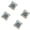 Silver, variant on 4pcs Low Profiled Switches Operating Noise 50Million Keystroke Rating For GK61 GK87 Mechanical Keyboards