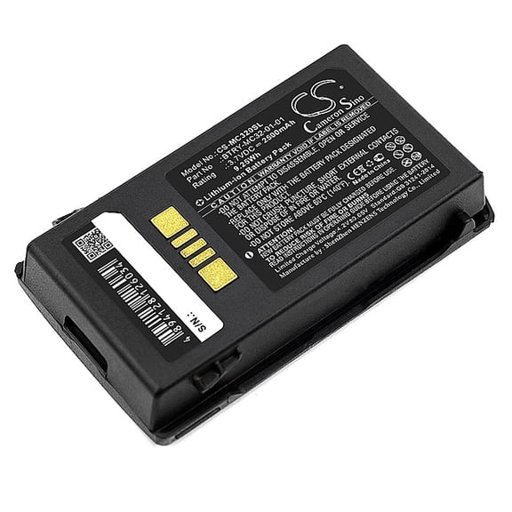 Battery for Motorola 82-000012-01 Zebra BTRY-MC32-52MA-01 MC3200 MC32N0 2500mAh