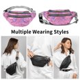 thumbnail image 2 of Unique Bargains 1 Pc Fanny Pack Multi-functional Waist Bag Pink, 2 of 6