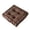 Brown, variant on 15" x 15" Thick Square Seat Cushion & Pad, Plush Ergonomic Chair Pillow for Comfort Support, Non- Cushion for Dining Sofa Armchair -Beige
