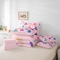 thumbnail image 5 of Manfei Fairy Princess Twin Bedding Sets 7-Piece, Cartoon Castle Bedding Comforter Set, 5 of 7