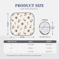 thumbnail image 3 of Wukai Bees And Flowers Car Front Windshield Sun Shade,Sun Visor Shield Block Automotive Interior Protector Blocks UV Rays-Large, 3 of 6