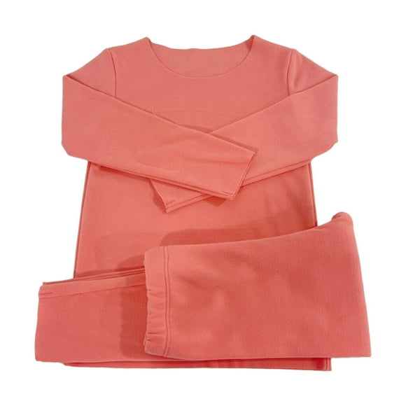 Minnieouse Ropa interior térmica para niños, ropa adelgazante, pijama sin costuras, camisa cálida de invierno frío, pantalones cálidos para Pijama 150cm